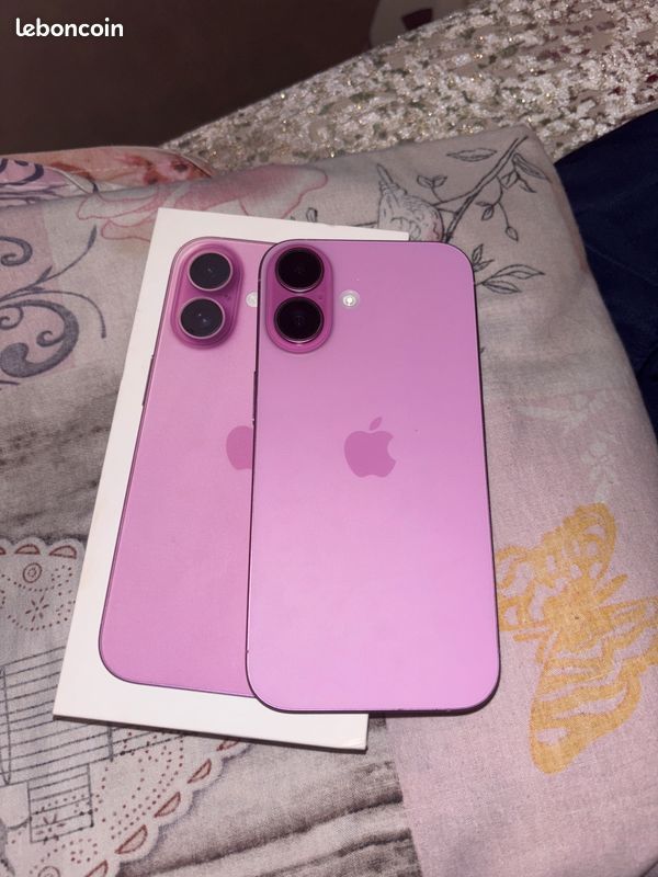 Pink iPhone 16