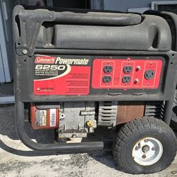 Coleman Powermate 6250 Watt Portable Generator – Briggs & Stratton 10HP.  $375