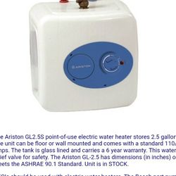 ARISTON TANKLESS WATER HEATER!!!!