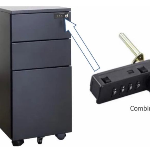 3 Drawer File Cabinet Combination Key