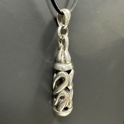 Chrome Hearts Cross Sculpted Totem Pendant