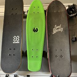 3 Different Skateboards For Sale, See Description For Details.