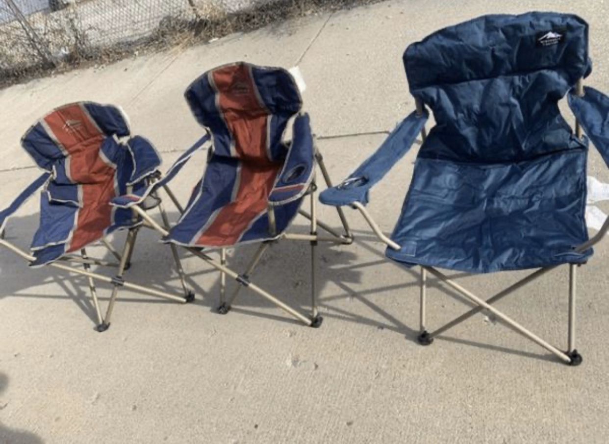 Three Beach Oversized Chairs