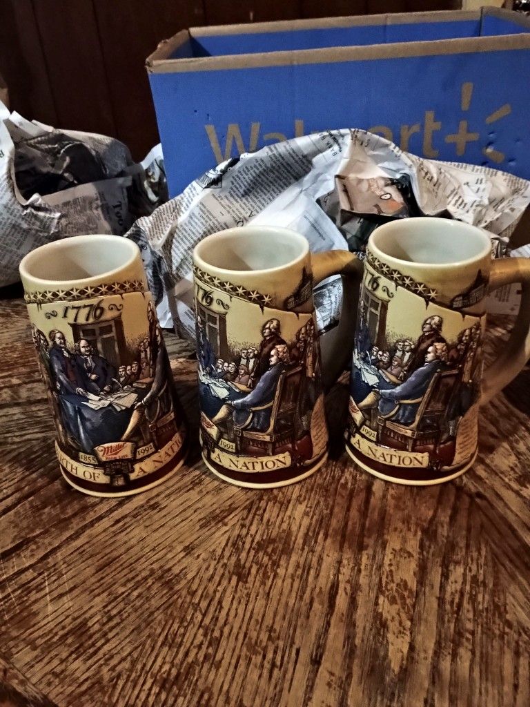 Miller High Life "Birth of a Nation" beer stein, specifically the second in a series