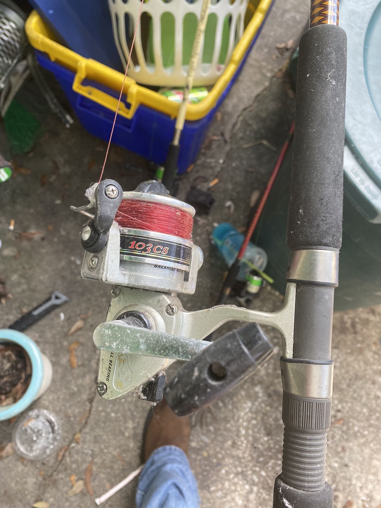 Penn 103 CS Reel With New 7’ Ugly Stick Rod