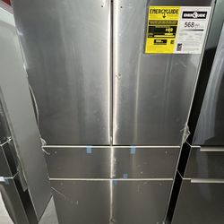 Stainless Steel 4 Door French Refrigerator 