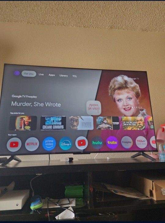 55" Tcl Ruku TV.