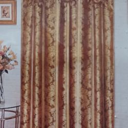 Golden Curtain. One Panel.