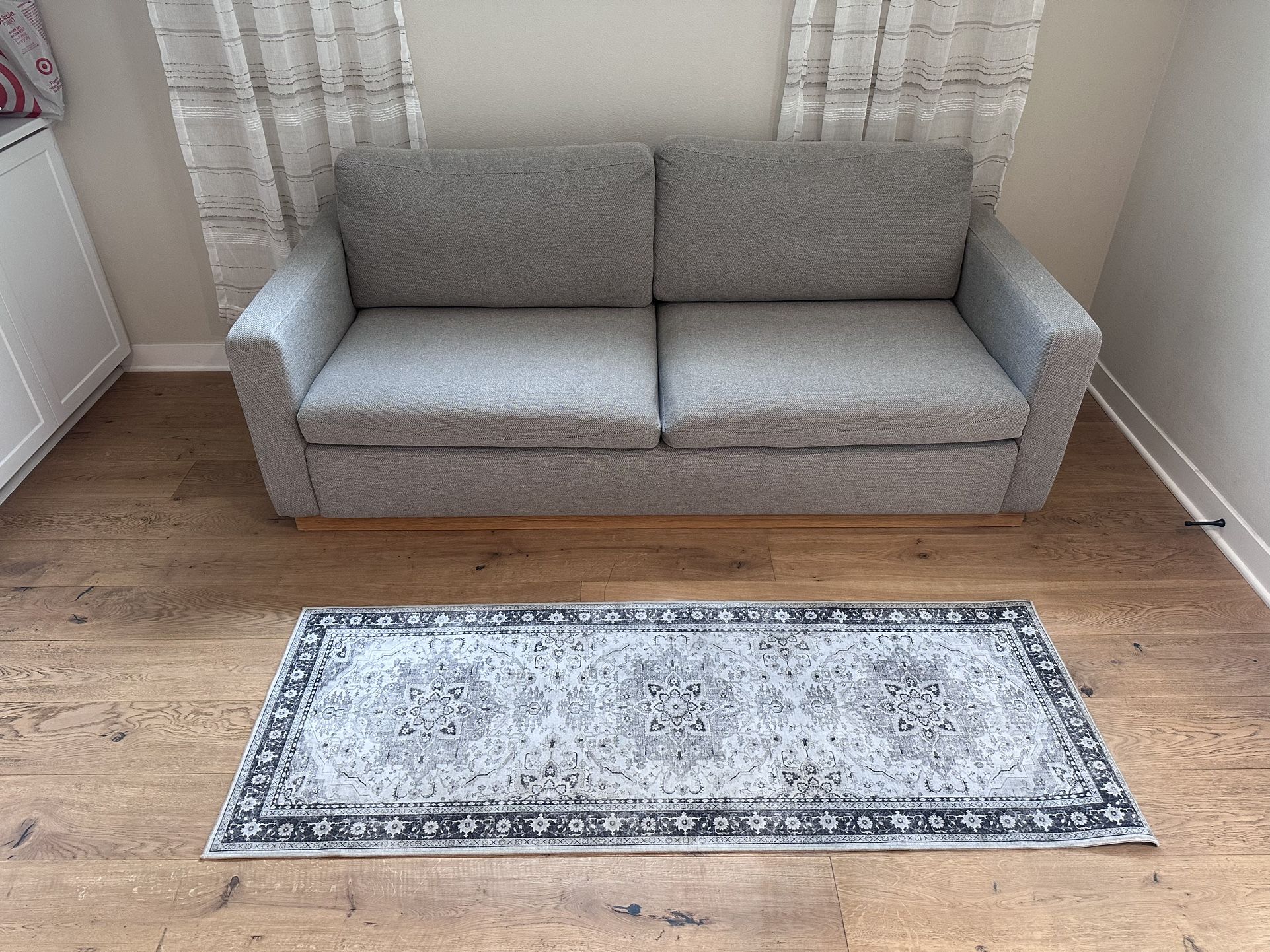 Grey sofa / couch - mint conditon