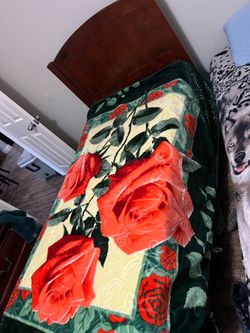 Twin bed with mattress