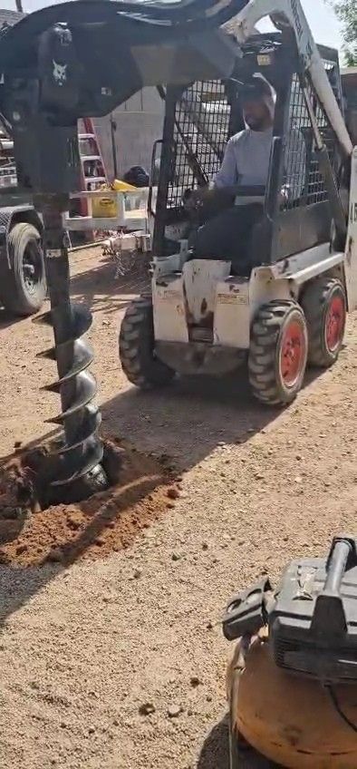 Auger And Bobcat