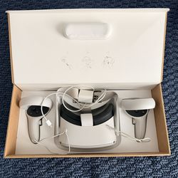 Meta Quest 2 VR Headset w/ Controllers & Box