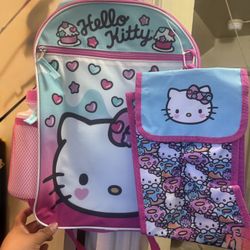 3pc Hello Kitty Backpack New