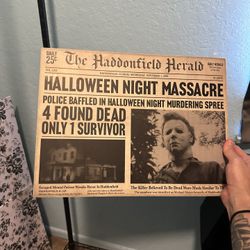 Halloween Poster Frame