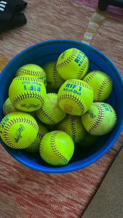 10’ 8u softball balls.