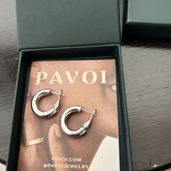 Pavoi Earrings, Silver 