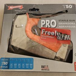 Arrow Model T50 Pro Heavy Duty Staple Gun Tacker W/ Box