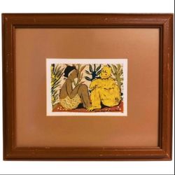 Vintage 1991’ Sandra Grassi Nelipovich (Batik on Silk) Painting