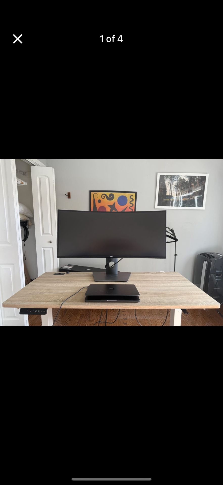 Dell Ultrasharp 34-Inch Curved Monitor, Black