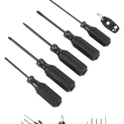 Klein Tools 85446BLK Blackout Screwdriver Set, 6-Piece