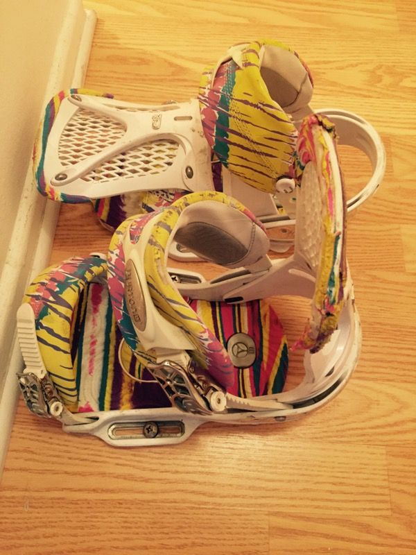 Used Burton uninc EST snowboard bindings Large