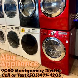 Lg Front Loading Washer & Dryer Set