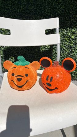Disney Pumpkins lot of 2