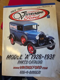 Parts catalog   model a 1928 _1931