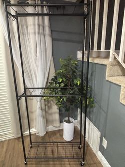 Clothes Rack With Wheels