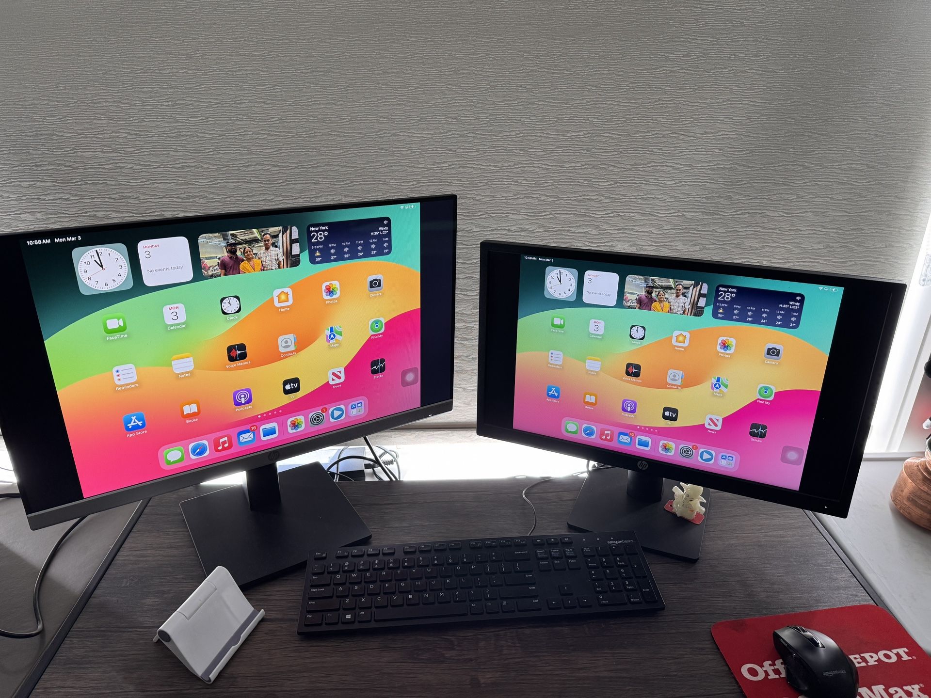 Whole Office Set Up With Dell Docking Station ( Separate Available ) 