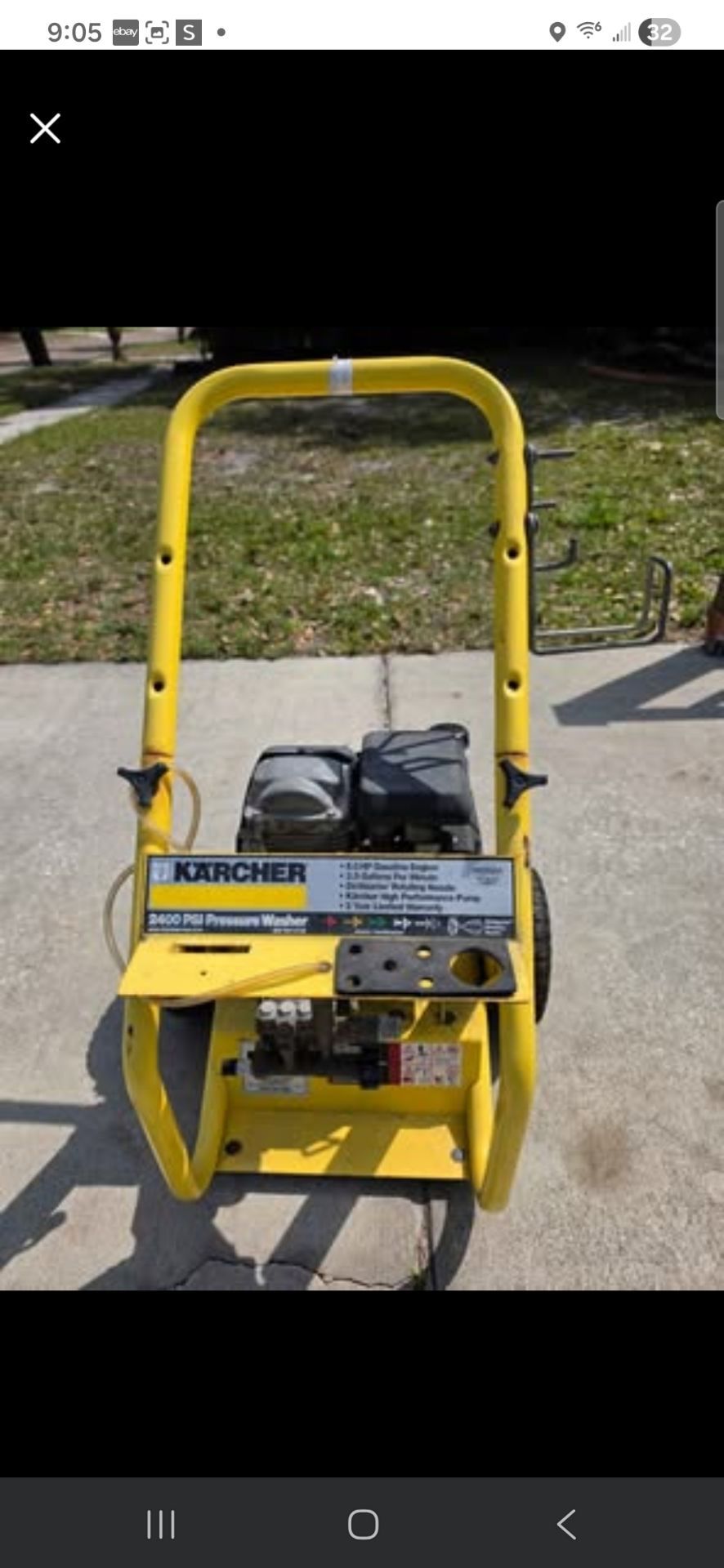 Kärcher 2400 PSI Pressure Washer with Honda GC160 Engine
