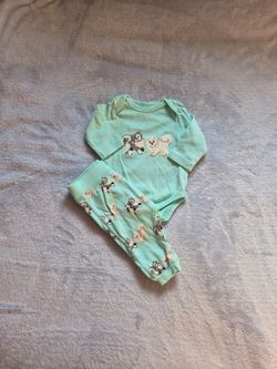 NEW! Baby Boy 2-Piece Onesie and Pants Set by Paris Hilton, Newborn