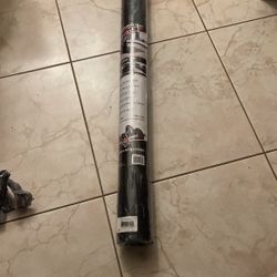 G-Floor 32" x 72" 75 Mil Vinyl Exercise Equipment Mat - Midnight Black