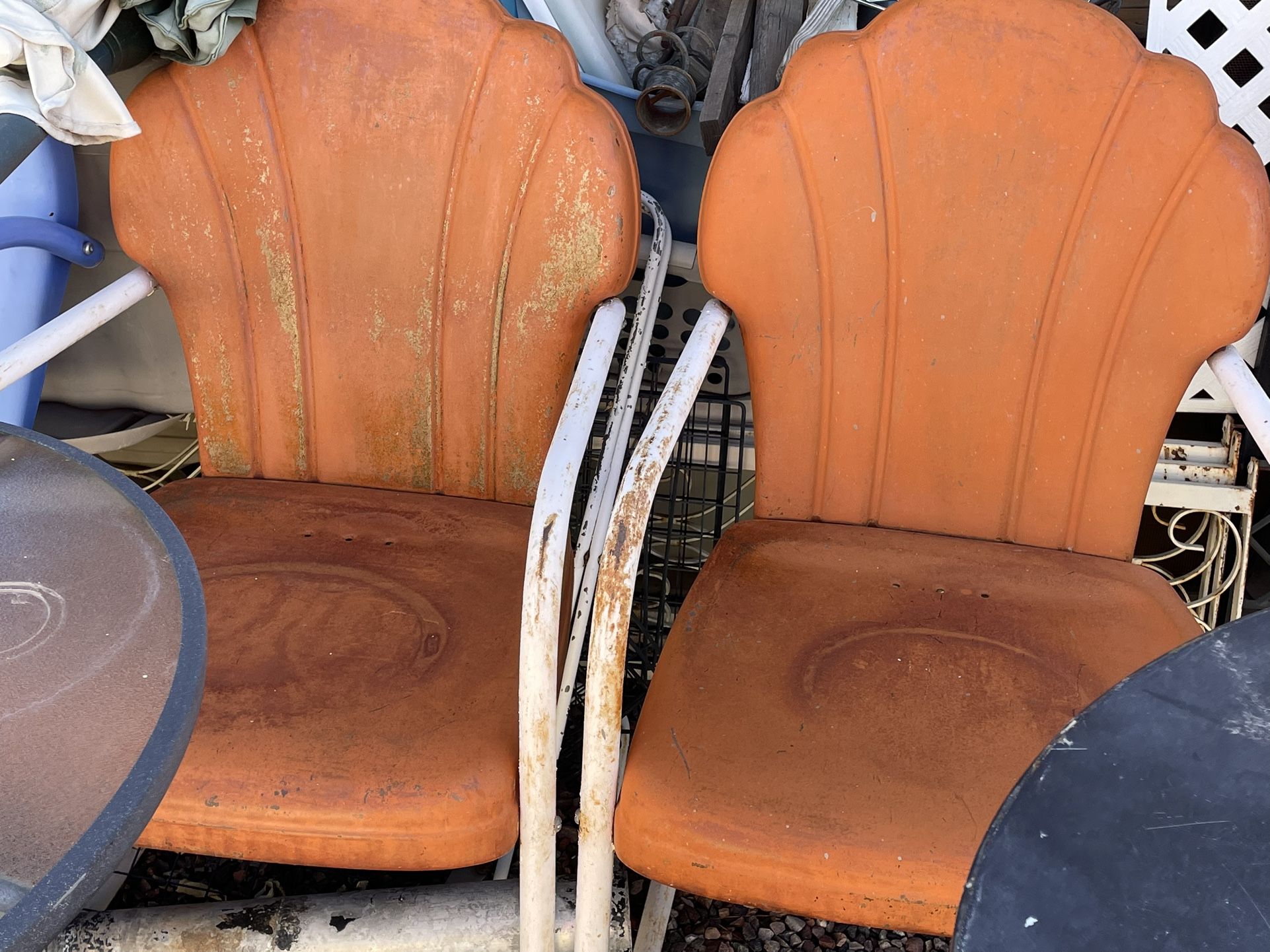 Rustic Vintage Arvin Motel Chairs..Pre WW 2