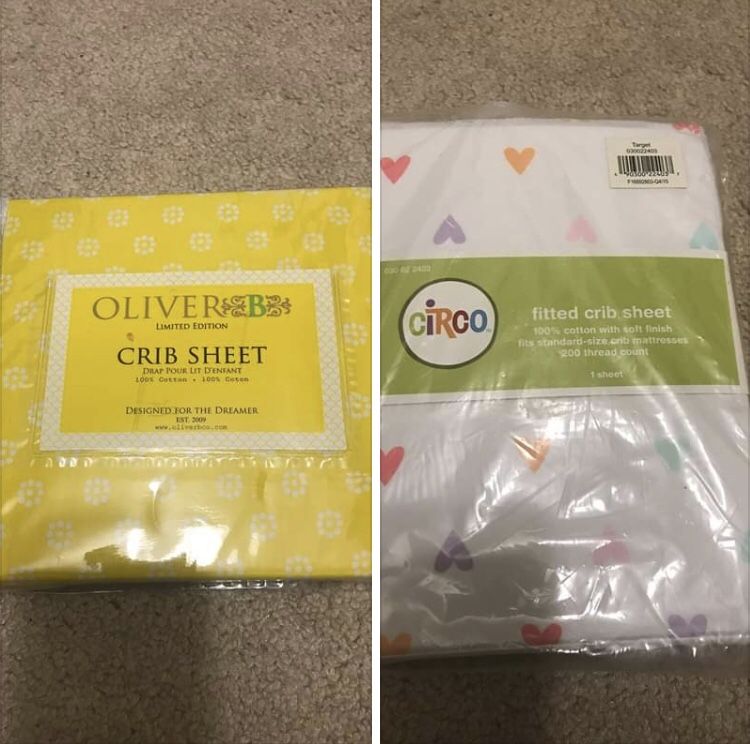 Brand new Crib sheet sets