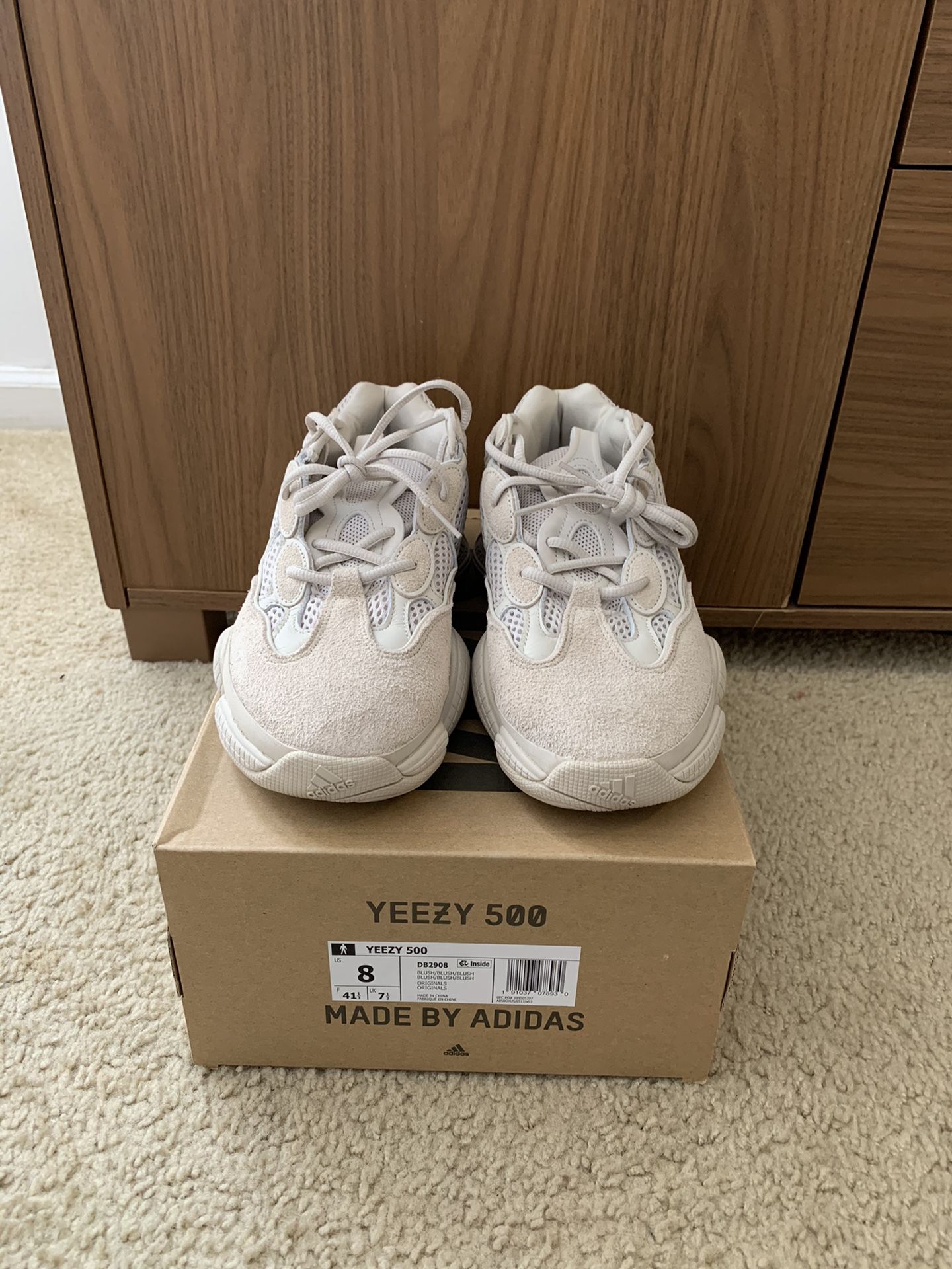 Adidas Yeezy 500 Blush Size 8