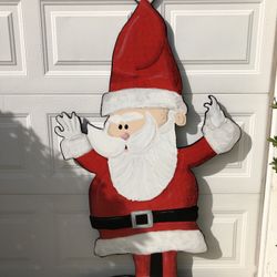 RUDOLPH THE RED NODED REINDEER SANTA CLAUS Yard Decor Lawn Art