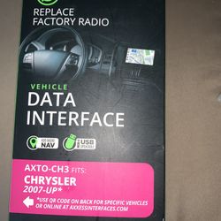Chrysler factory radio replacement kit