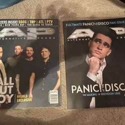 Alternative Press Magazine- Panic! At The Disco & Fall Out Boy Issues