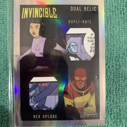 #514 Duplicate & Rex Splode 2025 Keepsake Invincible Season 1 - Silver
