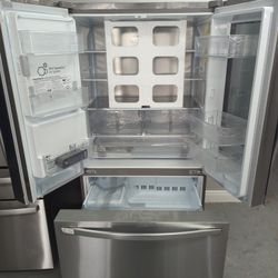 Lg French Door Refrigerator in Stainless steel with Sabbath Mode and Cool Guard Interior