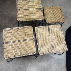 Rattan Plant Stands 
