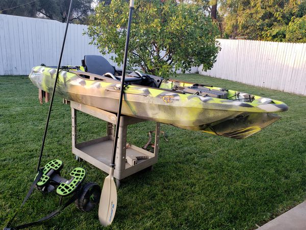 Big Fish 105 Fishing Kayak with accessories $1000 FIRM for ...