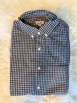 Steven Alan Check Button Down Shirt Size S Made in USA