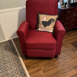 Recliner Red Chair 
