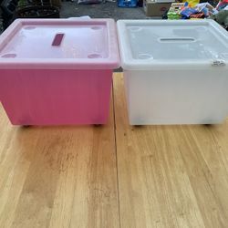 IKEA Vessla Storage On Wheels Lot Of 2 