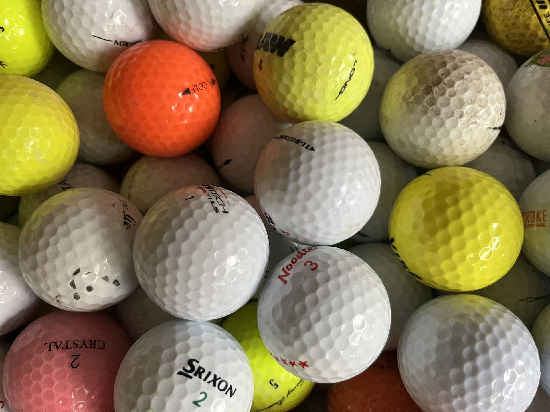 Assorted Golf Balls