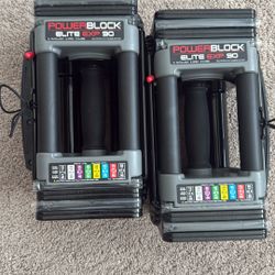 PowerBlock EXP 90 dumbbells 