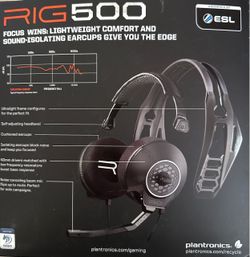 plantronics RIG500 gaming headset