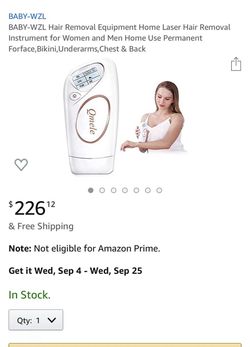 Laser hair removal for home